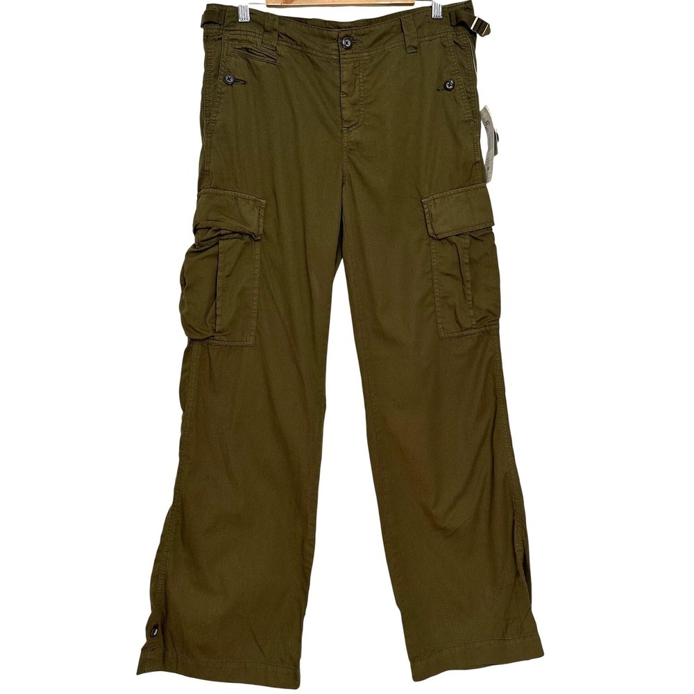 Ralph Lauren Polo‎ Jeans Cargo Pants Army Green Olive Vintage 2006 Womens 10 NWT
